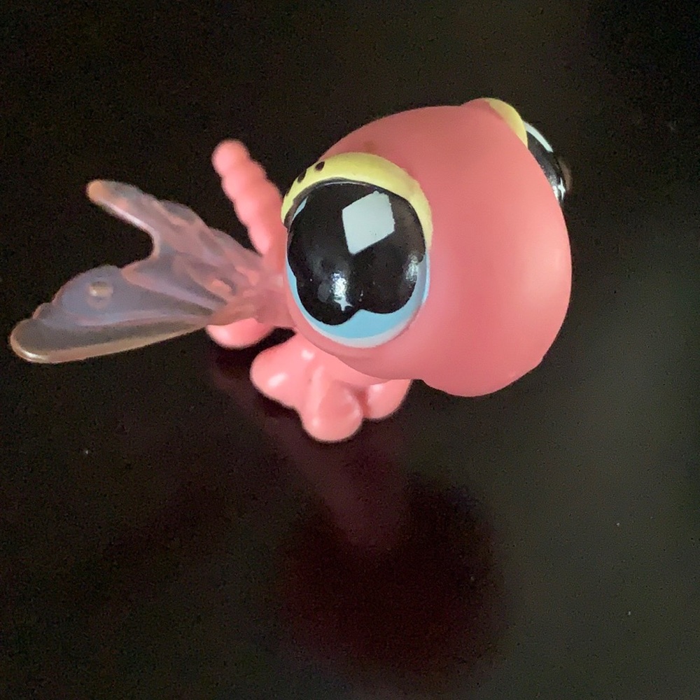 Unique Pink Dragon Fly